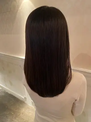 セミロング 髪質改善/美髪矯正 林田和真のヘアスタイル