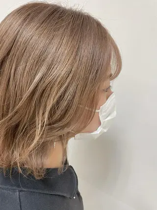 ミディアム カラー ヘアアレンジ 【Sweep】おじま のぞみのヘアスタイル