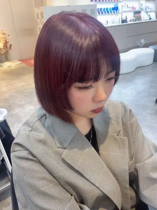 カラー 札幌クロスパーマ /🎀柴田ひな🎀のヘアスタイル