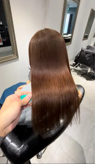 セミロング 縮毛矯正特化 /冨永隆誠のヘアスタイル