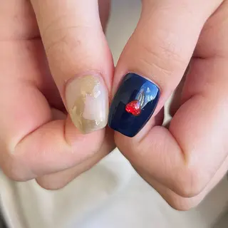 ネイル Ray. ちゅるん系ニュアンスのネイルデザイン