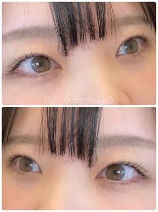 メンズ マツエク・マツパ nail&eye Aoのマツエク・マツパデザイン