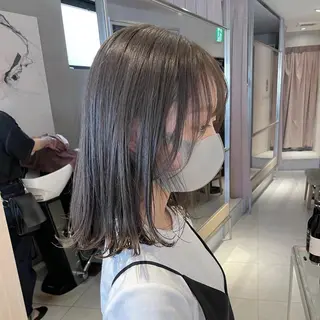 ミディアム カラー 柔らか透け感カラー 🌿ムロヤリョウスケのヘアスタイル