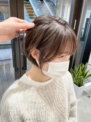 ショート カラー 髪質改善/ブリーチ 特化🧡田中颯士のヘアスタイル