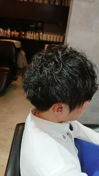 メンズ パーマ 浅野  勇貴のヘアスタイル