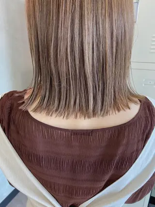 ミディアム カラー 🕶️佐藤 海李🐏のヘアスタイル