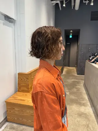 ショート パーマ 【似合わせカラー】 西口嶺河のヘアスタイル