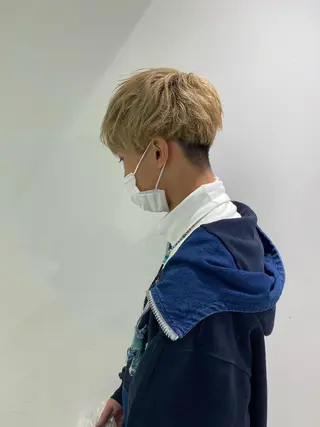 ショート カラー メンズ 川崎1メンズパーマ師 🌀岩﨑弘成🌀のヘアスタイル