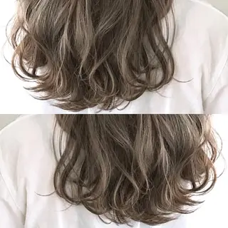 ロング カラー パーマ ヘアアレンジ tocca所属・毎月通える価格♪ 杉本真基のヘアスタイル
