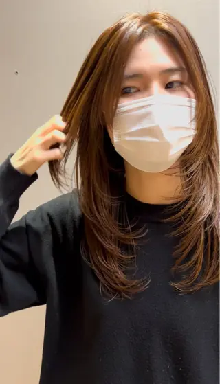 ロング HARUKI  MINATO Japan広島紙屋町店所属・hmj紙屋町店 脊戸智志のヘアスタイル