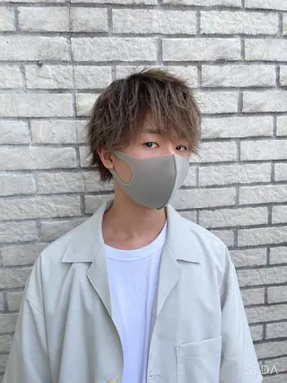 ショート メンズ 🪞髪質改善カラー× レイヤー河村真聖🪞のヘアスタイル