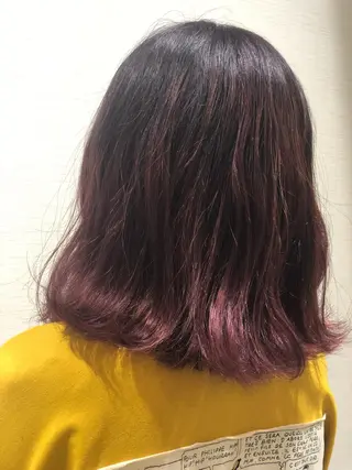 ミディアム カラー ヘアアレンジ 田中 瑞妃のヘアスタイル