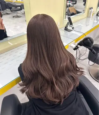 ロング カラー ♥️暖色モテカラ ー♥️由夏のヘアスタイル