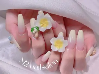ネイル 長さだし専門店 M2　rikaのネイルデザイン