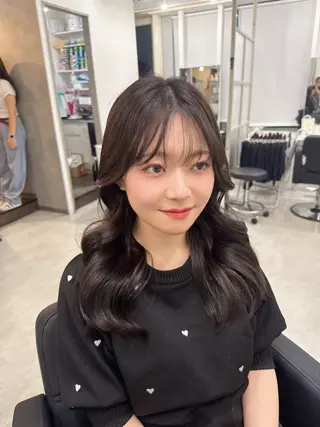 セミロング MAHO/透明感カラ ー/髪質改善🍒のヘアスタイル