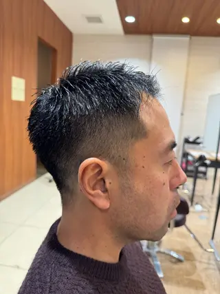 ショート メンズ カットメンズ限定KA ITOカラー練習中のヘアスタイル