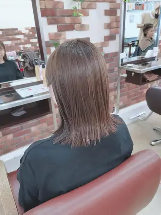 ミディアム FLAVOR OF HAIR所属・シークレットカラー 中谷良成のヘアスタイル