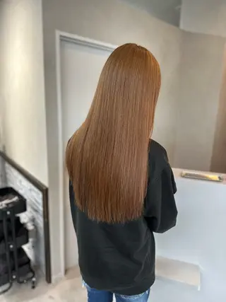 ロング カラー GiseL 小倉所属・谷内尾 祐音のヘアスタイル