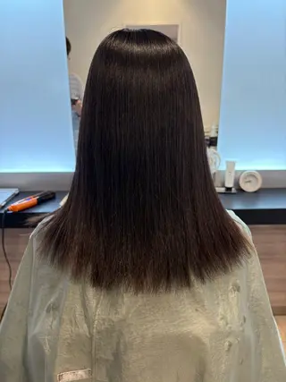 ミディアム 石田 啓のヘアスタイル