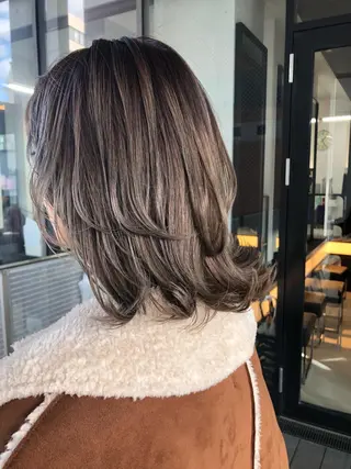 ミディアム カラー 八谷 将平のヘアスタイル