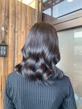 ミディアム ❄️艶カラー/レイヤ ー/ボブ/mao❄️のヘアスタイル