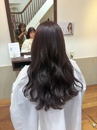 ロング MOLLASALON 浅香山店所属・ツジ モモカのヘアスタイル