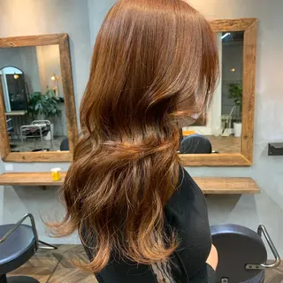 ロング マホ/日吉/髪質改善 /レイヤー/ガーリーのヘアスタイル