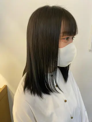 ミディアム カラー 20代、30代からの おしゃれ🍃笹岡航太のヘアスタイル