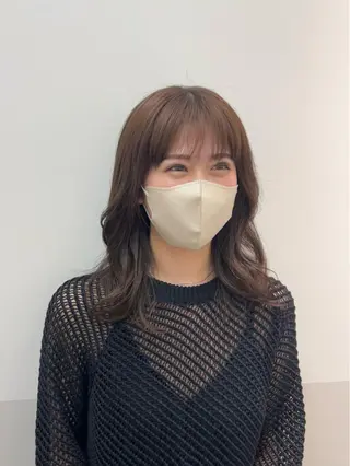 セミロング SALOWIN川崎所属・似合わせレイヤー/ 美髪縮毛矯正/ミナエのヘアスタイル