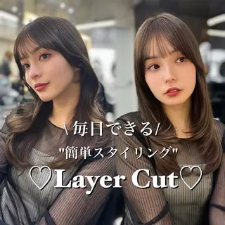 ロング 💖美髪矯正／透明感 カラー💖のぞみのヘアスタイル