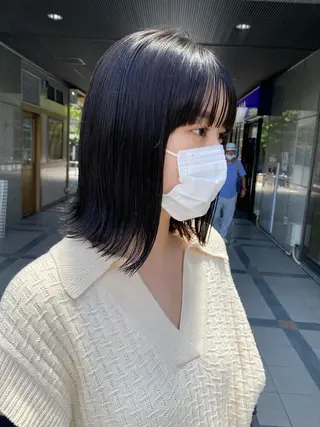 ミディアム CHAINON 木原崇了のヘアスタイル