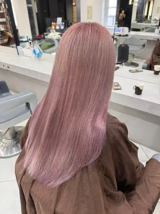 ロング 岡田 匡史のヘアスタイル