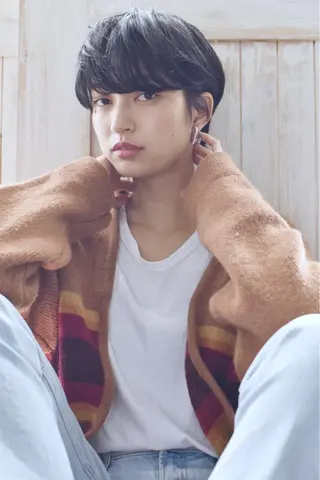 ショート カラー パーマ メンズ 南堀江🌿パーマ Tetsu【テツ】のヘアスタイル