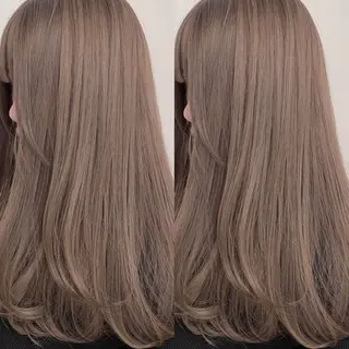 ロング カラー ONYX 表参道所属・表参道/ハイライト 髪質改善ストレートのヘアスタイル