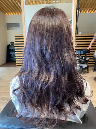 ロング カラー 関口 友行のヘアスタイル