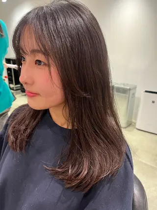 ロング 田中 来夢のヘアスタイル