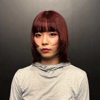 ミディアム JE SUIS HEUREUSE所属・ニュアンスヘア ★リョウカ★のヘアスタイル