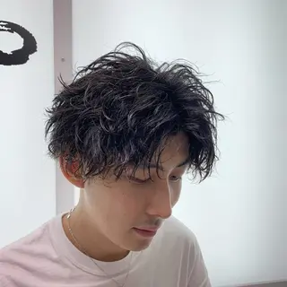 ショート パーマ メンズ 🔥Mackey🔥 メンズ特化型美容師のヘアスタイル