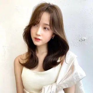 ロング カラー 🥣 hashi 🛋️のヘアスタイル