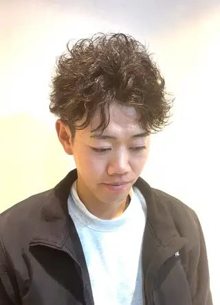 メンズ HARUKI  MINATO Japan広島紙屋町店所属・hmj紙屋町店 脊戸智志のヘアスタイル