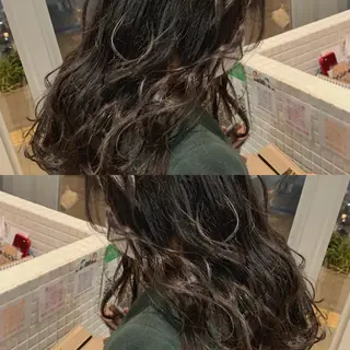 ロング カラー ヘアアレンジ 美容室sand 横浜のヘアスタイル