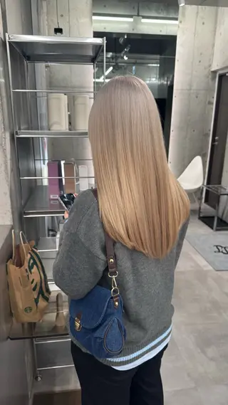 ロング カラー shio【福岡天神】 カットモデル募集中のヘアスタイル