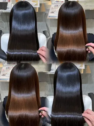 セミロング 髪質改善/カラー 山口蒼太のヘアスタイル