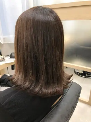 ミディアム カラー 天野 涼のヘアスタイル