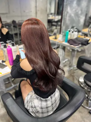 カラー 🥀艶髪/垢抜け/ 暖色ヘア Yuu🥀のヘアスタイル