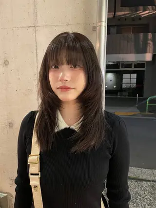 ミディアム ACQUA所属・カットモデル大募集！ ACQUA ・eriのヘアスタイル