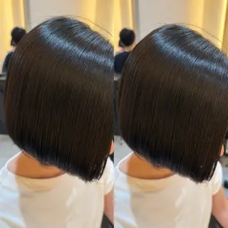 ミディアム attrait南堀江所属・絹髪矯正髪質改善 KAISEIのヘアスタイル