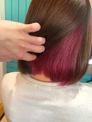 ミディアム カラー AUBE HAIR toll　川越店 【オーブ ヘアー トル】所属・髪質改善⭐️透明感 カラーノグチショウタのヘアスタイル