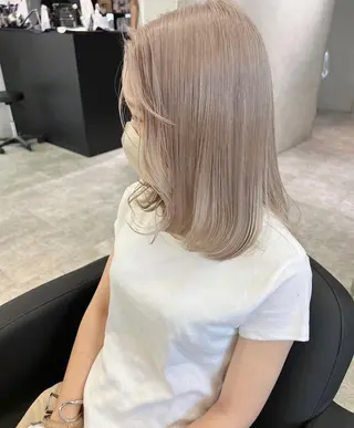 ミディアム カラー 心斎橋/ブリーチ minamiのヘアスタイル