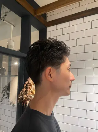 ショート メンズ 井上 飛鳥のヘアスタイル